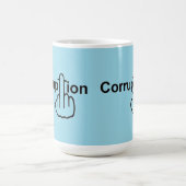 マグ鳥の破損の反転最低 コーヒーマグカップ (中央)