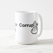 マグ鳥の破損の反転最低 コーヒーマグカップ (正面右)