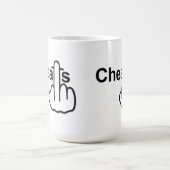 マグ鳥ひっくり返しcheatsフリップ コーヒーマグカップ (中央)