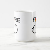 マグ鳥フリップ火フリップ コーヒーマグカップ (中央)