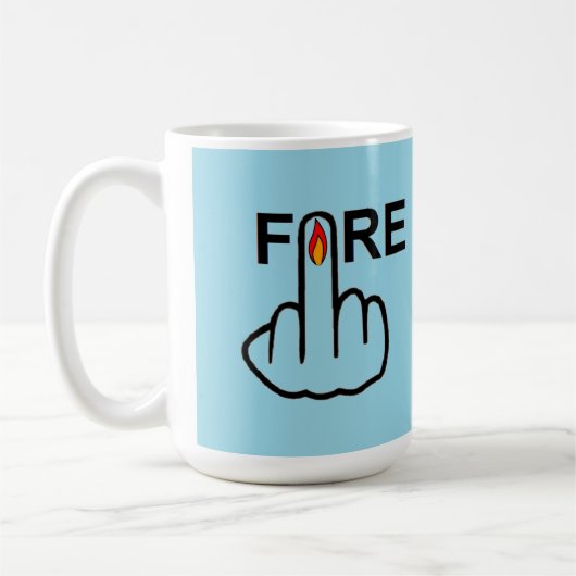 マグ鳥フリップ火フリップ コーヒーマグカップ (左)