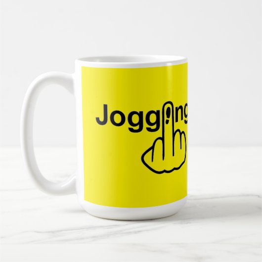 マグ鳥反転ジョギング反転 コーヒーマグカップ (左)