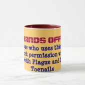 マグ1を離れた手 マグカップ (中央)