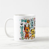 マグ11 oz犬ママ贈り物アイディアファーマザーズ コーヒーマグカップ (左)