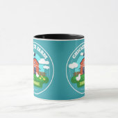 マグ2トーンチキンファーム マグカップ (中央)