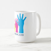 マグ2 - AmSATおよびACGMのロゴ コーヒーマグカップ (正面右)