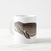 マグ3のクジラ コーヒーマグカップ (正面左)