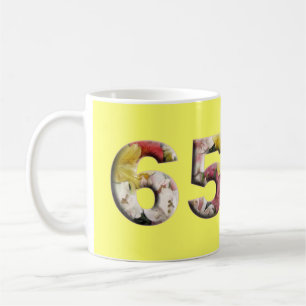 マグ65年のマイル標石の誕生日記念日の コーヒーマグカップ