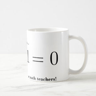 マグ: あなたの数学の教師を感謝していして下さい コーヒーマグカップ