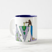 マグ|アシュビル、NC (AVL) ツートーンマグカップ (正面左)