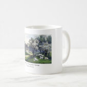 マグ: アメリカの家屋敷: 春 コーヒーマグカップ (正面右)