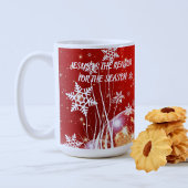 マグ・イエスがその季節の理由だ コーヒーマグカップ
