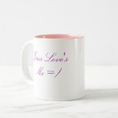 マグ:イエスラブマグ ツートーンマグカップ (正面左)