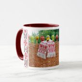 マグ。 ウクライナの伝統 マグカップ (正面左)