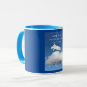 マグ、ウサギ、熱狂するうるう年の余分日 マグカップ (正面左)