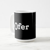 マグ・オファー コーヒーマグカップ (正面左)
