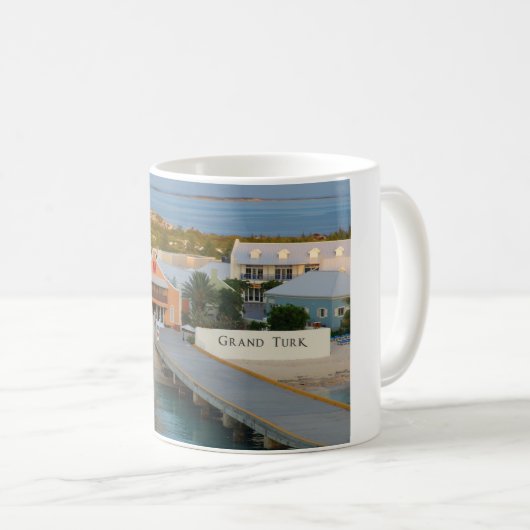 マグ、カリブの壮大なトルコ人の写真撮影 コーヒーマグカップ (正面右)