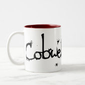 マグ: クモの巣のゲーム ツートーンマグカップ (左)