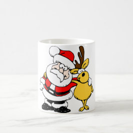 マグ |クリスマス |サンタとトナカイ