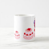 マグ-ケーキ象-ケーキ コーヒーマグカップ (中央)