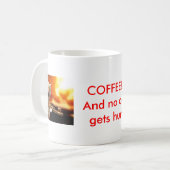 マグ-コーヒー!!! そして誰も傷つきません。 コーヒーマグカップ (正面左)