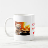 マグ-コーヒー!!! そして誰も傷つきません。 コーヒーマグカップ (左)