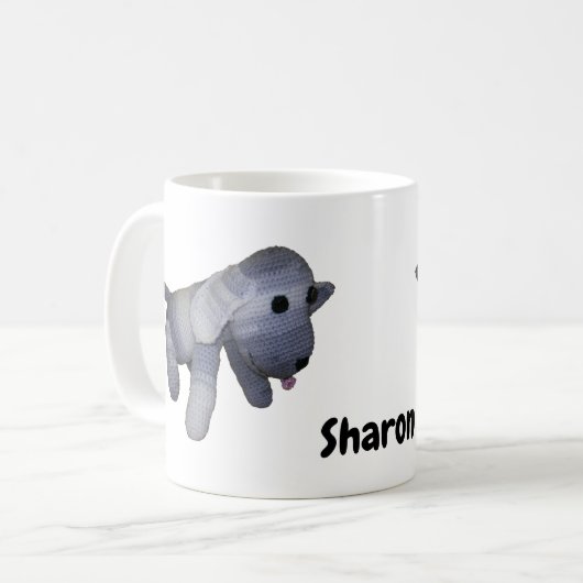 マグ – ストライプのドッグドール (正面左)