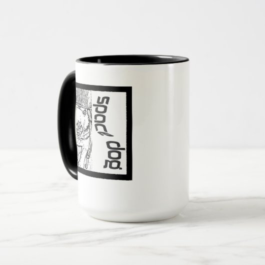 マグ.スペースドッグ。 マグカップ (正面左)