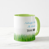 マグ – ツートーン – 誰の草も私の草より緑がない (正面右)