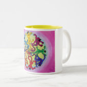 マグ-トカゲの円 ツートーンマグカップ (正面右)