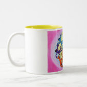 マグ-トカゲの円 ツートーンマグカップ (左)