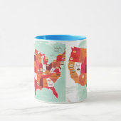 マグ、ドーナツ、米国、国家 マグカップ (中央)