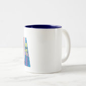 マグ|ナッシュビル、TN (BNA) ツートーンマグカップ (正面右)