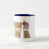 マグ|ニュアーク、NJ (EWR) ツートーンマグカップ (中央)