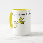 マグ、バナナ、人、クリスマス マグカップ (正面左)