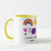 マグ: ヒツジが…言うシェーマス 明るい面 マグカップ (左)