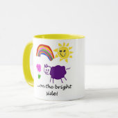 マグ: ヒツジが…言うシェーマス 明るい面 マグカップ (正面左)