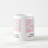 マグ。 ブタが飛ぶとき私は… コーヒーマグカップ (中央)