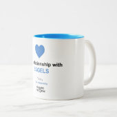 マグ: ベーゲルとの人間関係 ツートーンマグカップ (正面右)