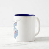 マグ|ボストン、MA (ウシ) ツートーンマグカップ (正面右)