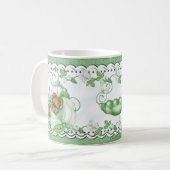 マグ-ポッドのスイートピー コーヒーマグカップ (正面左)