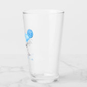 マグ & マトリモニー ブルー マルグリーウェディングシャワー タンブラーグラス (左)