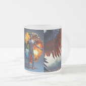 マグ・マルベルス：sip、ショップ、スマイル! フロストグラスマグカップ (正面右)