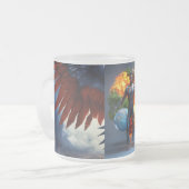 マグ・マルベルス：sip、ショップ、スマイル! フロストグラスマグカップ (正面左)