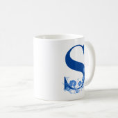 マグ(モノグラムフローラ文字S) コーヒーマグカップ (正面右)