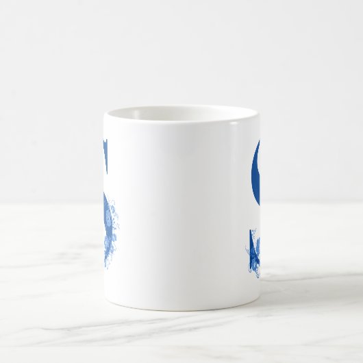 マグ(モノグラムフローラ文字S) コーヒーマグカップ (中央)