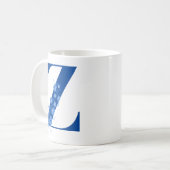 マグ(モノグラムフローラ文字Z) コーヒーマグカップ (正面左)