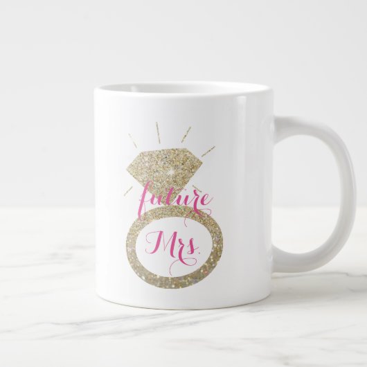 マグ·リングや輪·ファブ·フューチャーミセス ジャンボコーヒーマグカップ (右)