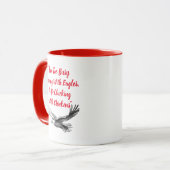 マグ「ワシで舞い上がる」 マグカップ (正面左)