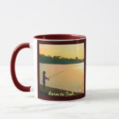 マグ-信号器--を採取するために生まれて下さい マグカップ (左)